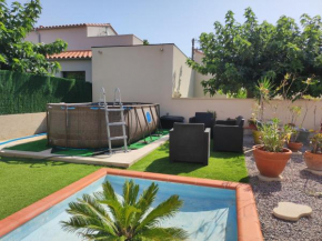 Maison avec jardin, piscine et parking à 150m de la plage - FR-1-776-112